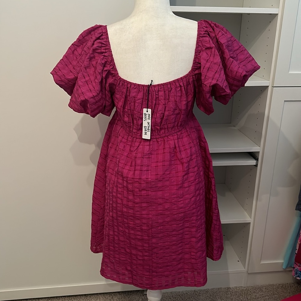 NWT Day+ Moon Puff Sleeve Dress Sz - Picture 4 of 4